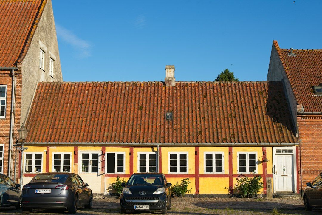 elderly couple in danish village