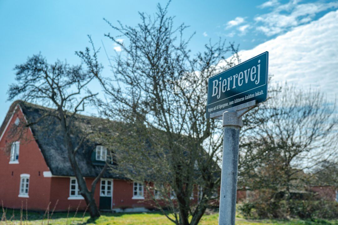 vintage danish village scene